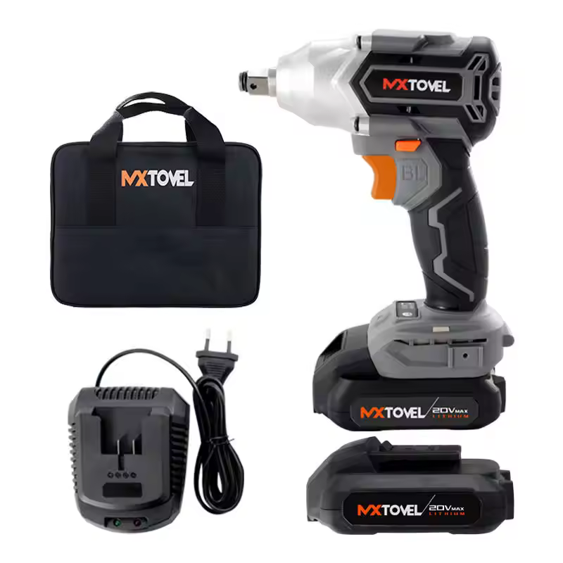 High Torque Cordless Impact Wrench Electric Battery Power Toolbox Combination Tool